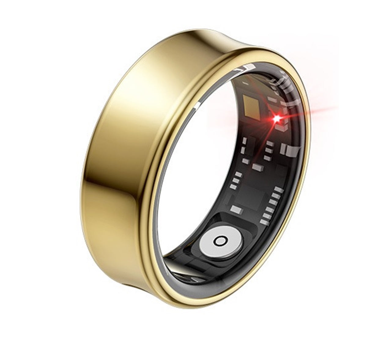 Anillo Inteligente Titanio Con IA - Salud Sueño Estrés Ritmo Cardíaco Deportes