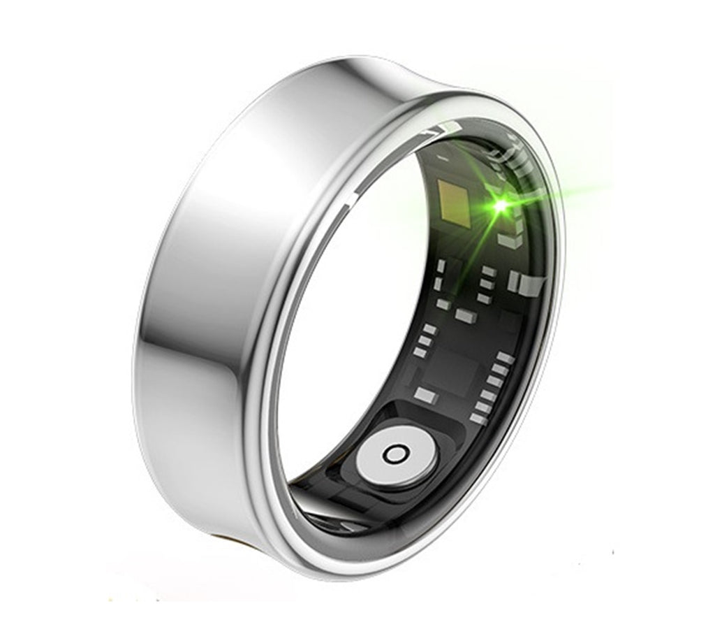 Anillo Inteligente Titanio Con IA - Salud Sueño Estrés Ritmo Cardíaco Deportes