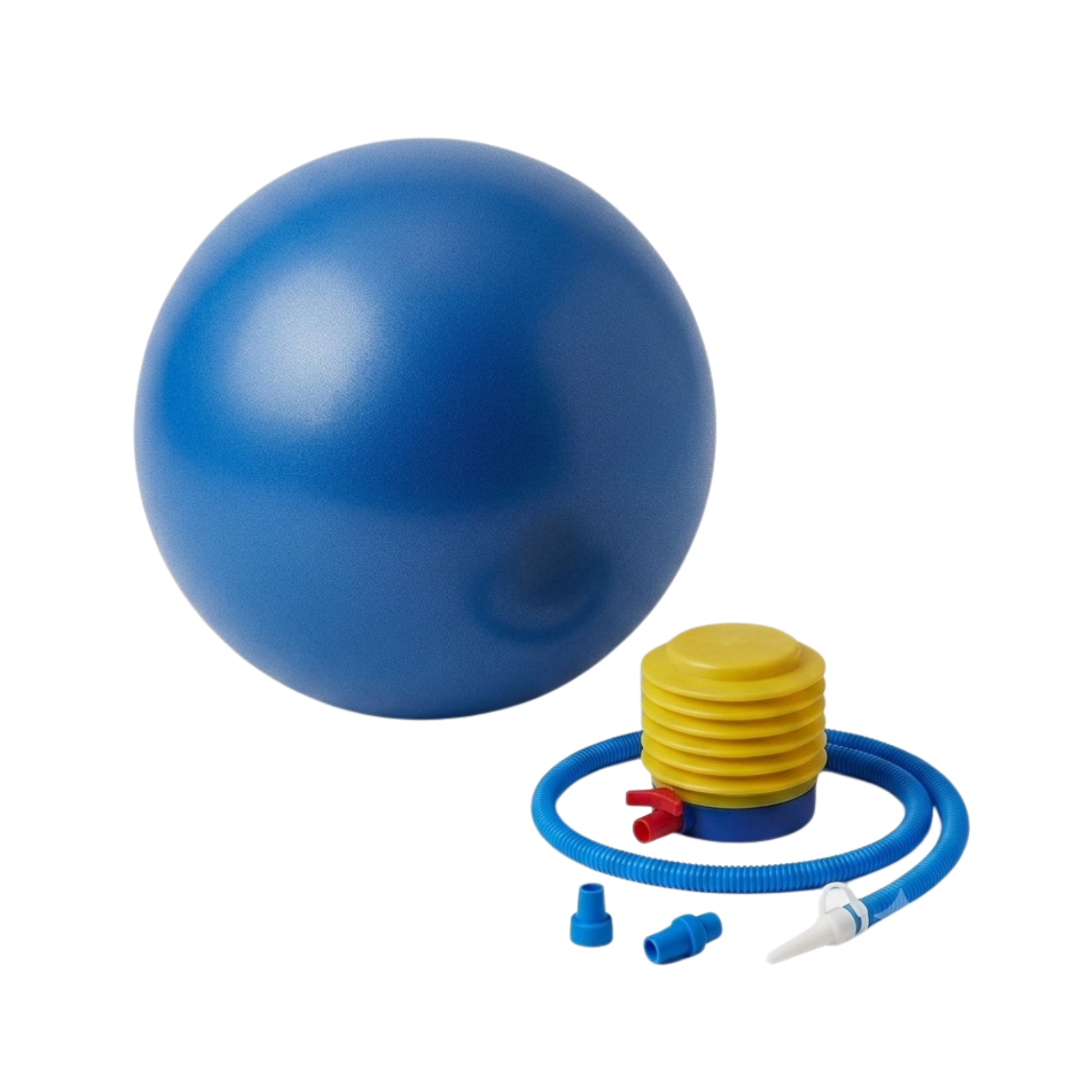 Balón Yoga Rehabilitación Inflador 55 Cm + Asesoría Kinésica