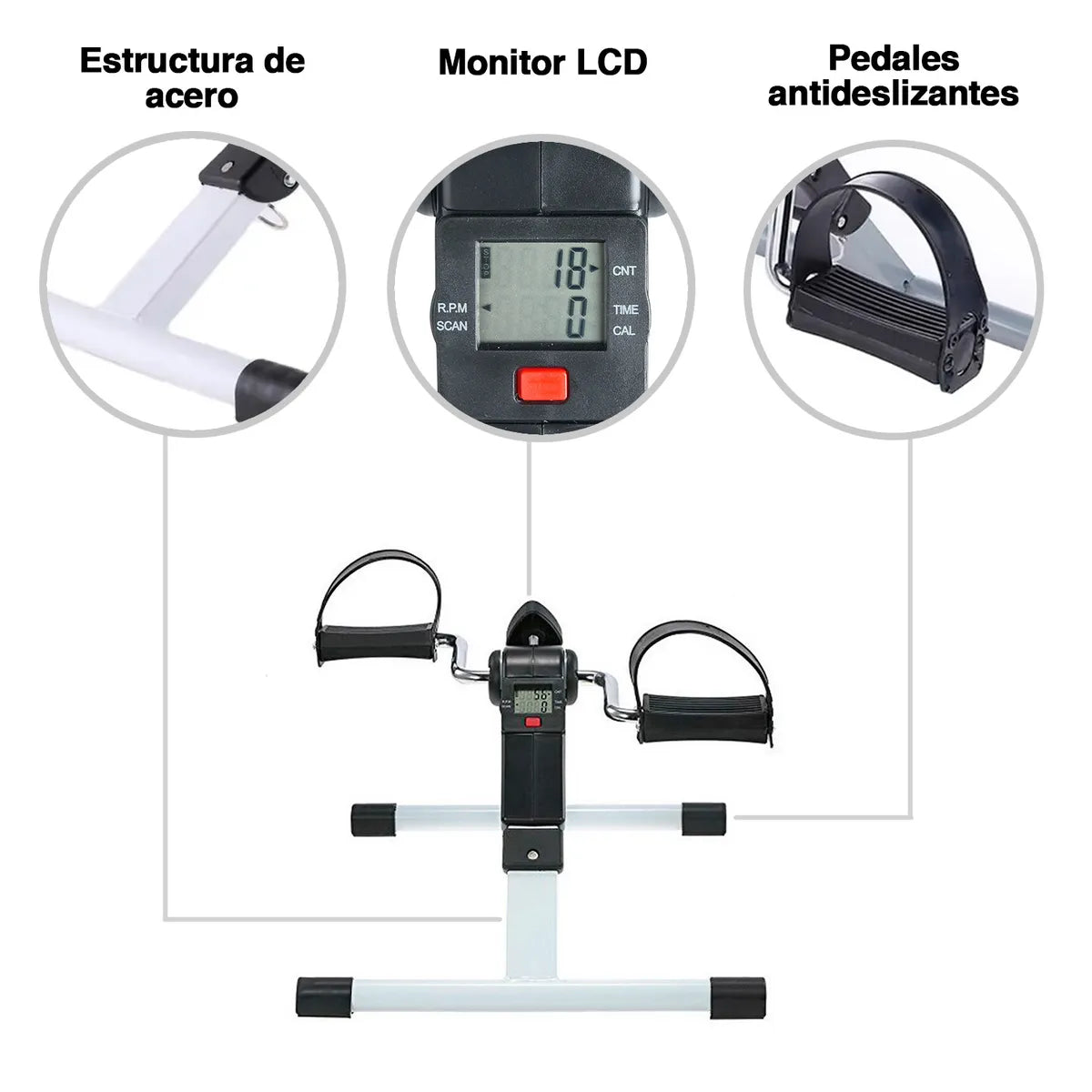Pedalera Rehabilitación Brazos Y Piernas + Asesoría Kinésica